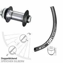 Dt-swiss Shimano HB-RS770 Steckachse 12/100 Mm DT Swiss GR 531 Vorderrad 27,5 Zoll