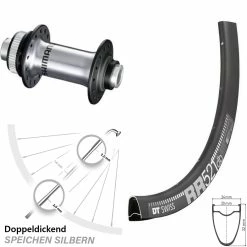 Dt-swiss Vorderrad 28 Zoll DT Swiss RR 521 DB Shimano HB-RS770 12x100 Mm