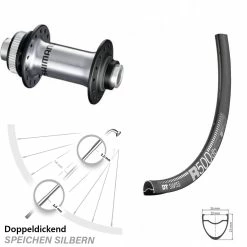 Dt-swiss DT Swiss R 500 DB Disc Vorderrad 12x100 Mm Shimano HB-RS770