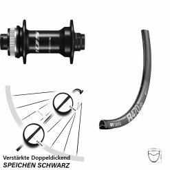 Dt-swiss Vorderrad DT Swiss R 470 Shimano 105 Steckachse 12x100 Mm