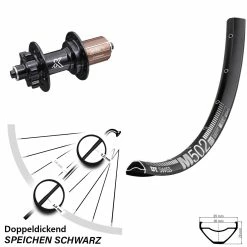 Dt-swiss 29 Zoll Hinterrad KX-M 6-loch DT Swiss M 502