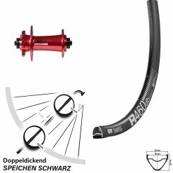 Dt-swiss 28 Zoll Vorderrad Novatec D791SB DT Swiss R 460 QR 6-Loch