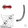 Dt-swiss 28 Zoll Vorderrad Novatec D791SB DT Swiss R 470 DB