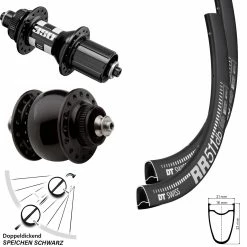 Dt-swiss Laufradsatz 28 Zoll RR 511 DT Swiss 350 Road 11-fach Dynamo SON 28 Centerlock