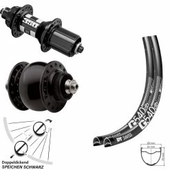 Dt-swiss 28 Zoll Laufradsatz Dynamo SON 28 Centerlock 350 Nabe 11-fach DT Swiss G 540 Gravel