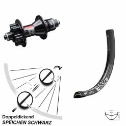 Dt-swiss 29 Zoll Hinterrad DT Swiss E 532 Inklusive 370 Sram XD