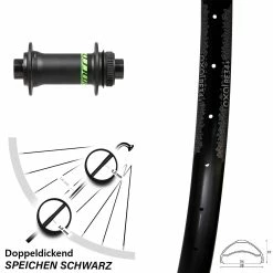 Exal BE34+ Vorderrad 29+ Zoll Mit Formula CL-811 Syncros Boost 15x110 Mm