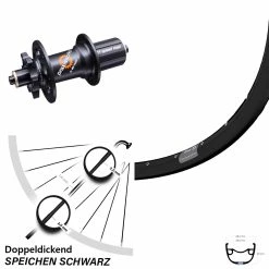 27,5 Zoll Hinterrad DT Swiss 350 Ryde Rival 23 11-fach