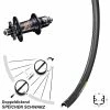 27,5 Zoll DT Swiss 350 Schnellspanner Mavic XM 824 Hinterrad Sram XD