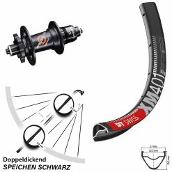 Dt-swiss 29 Zoll Hinterrad DT Swiss XM 401 Mit 350 Nabe 6-loch Sram XD