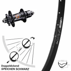 Ryde Edge M22 OS Hinterrad 29 Zoll 5/135 Mm DT Swiss 350 SL Sram XD