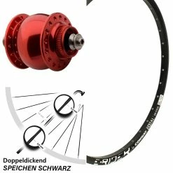 Mach1 Vorderrad 26 Zoll Mach 1 Magma Disc Nabendynamo Son Delux