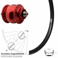 29 Zoll Vorderes Rad Mit Nabendynamo Ryde Andra 29 SON 28 Centerlock 5/100 Mm