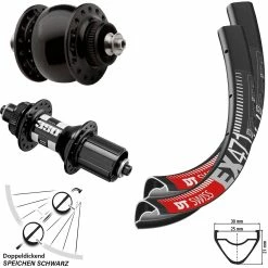 Dt-swiss 29 Zoll Laufradsatz EX 471 DT Swiss 350 11-fach Centerlock Dynamo SON Delux Schnellspanner