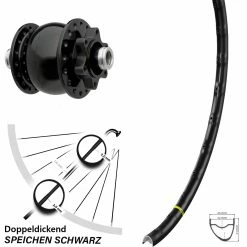 Vorderrad Mavic A 1022 SON 28-12 Disc 6-Loch Steckachse