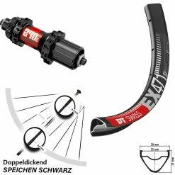Dt-swiss DT Swiss 240 Straightpull Centerlock EX 471 Hinterrad 27,5 Zoll Für Schnellspanner