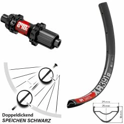 Dt-swiss 29 Zoll Hinterrad DT Swiss XR 391 Mit 240 Straightpull Centerlock Nabe 5x135 Mm