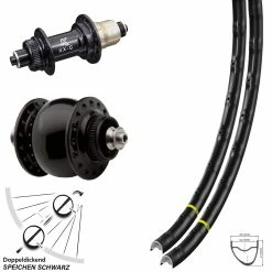 Laufradsatz 28 Zoll Mavic A 1022 Nabe KX-G Centerlock Sram XD-R 12-fach Son Delux