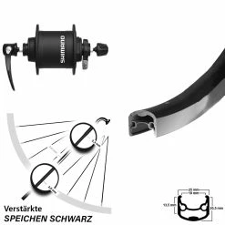 28 Zoll Vorderrad Mit Nabendynamo Ryde Andra 30 Shimano DH-T4000 Alivio