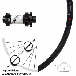 DT Swiss X1900 Straightpull 15x100 Mm Rodi Ready 35 Vorderrad 27,5 Zoll Für 6-Loch