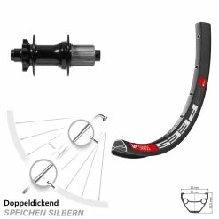 Dt-swiss 27,5 Zoll Hinterrad DT Swiss 533 D Mit Formula DHG-142 Nabe