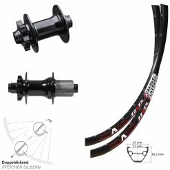 Mach1 Laufradsatz 26 Zoll 142x100 15 Mm Steckachse Formula Nabe 6-loch Mach 1 ZZYZX