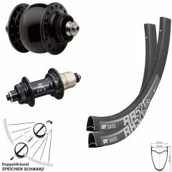 Dt-swiss Laufradsatz Dynamo SON 28 Zoll DT Swiss RR 521 Nabe KX-G Sram XD-R