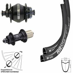 Dt-swiss Laufradsatz 28 Zoll DT Swiss RR 511 KX-G 11-fach Dynamo Shutter Precision PL-8