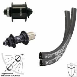 Dt-swiss 28 Zoll Laufradsatz DT Swiss RR 521 Nabe KX-G Dynamo Shimano DH-UR700-3D