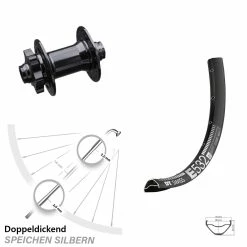 Dt-swiss DT Swiss E 532 Vorderrad 29 Zoll Formula DHDC-71 Nabe 15/100 Mm