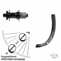Dt-swiss DT Swiss E 532 -Hinterrad 29 Zoll Formula DHG-142 Nabe 6-loch