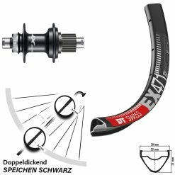 Dt-swiss DT Swiss EX 471 Hinterrad 29 Zoll Mit Shimano Deore XT FH-M8110 Boost Centerlock 12-fach