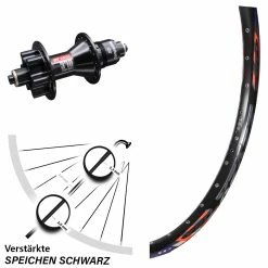 Hinterrad 26 Zoll DRC ZZYZX Disc DT Swiss 370 6-Loch Sram XD