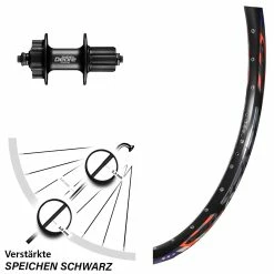 Laufrad 26 Zoll DRC ZZYZX Disc 5/135 Mm Shimano FH-M525A