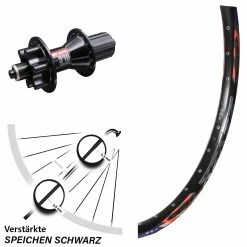 26 Zoll Hinterrad DRC ZZYZX DT Swiss 370 Disc 6-Loch Shimano 5/135