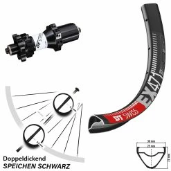 Dt-swiss DT Swiss EX 471 Hinterrad 29 Zoll Straightpull X1900 6-Loch Nabe