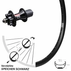 DT Swiss 370 Ryde Andra 29 Hinterrad 27,5 Zoll 6-Loch Schnellspanner
