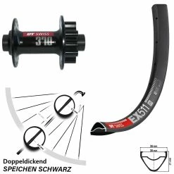 Dt-swiss DT Swiss EX 511 Vorderrad 29 Zoll 370 15x100 Mm Nabe