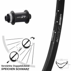 29 Zoll Vorderrad Ryde Edge M30 OS Mit Shimano Deore XT HB-M778