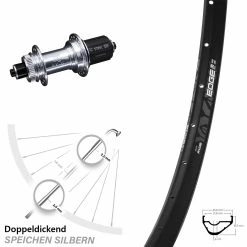 Ryde Edge M22 OS Hinterrad 29 Zoll Mit KX-G/S Centerlock Nabe