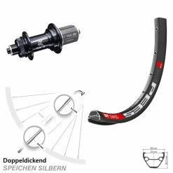 Dt-swiss DT Swiss 533 D Disc-Hinterrad 28-29 Zoll Mit KX-G/S Nabe Schwarz 5x135 Mm Centerlock
