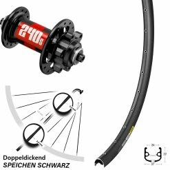 27,5 Zoll Vorderrad Mavic XM 824 Mit DT Swiss 240S Nabe