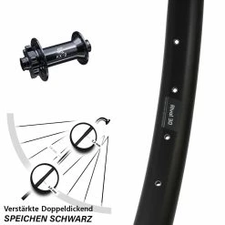 KX-Boost 15x110 Mm Ryde Rival 30 Disc 6-loch Vorderrad 29 Zoll Für Steckachse