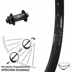 Ryde Edge M35 OS Vorderrad 27,5 Zoll KX-G Centerlock Steckachse 15x100 Mm
