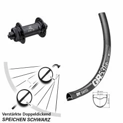 Dt-swiss Vorderrad Gravel 28 Zoll DT Swiss GR 531 DB Nabe Centerlock KX-G 5x100 Mm Sapim E-Light
