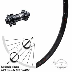 27,5 Zoll Vorderrad Syntace Boost Straightpull Rodi Ready 30 Steckachse 15x110 Mm 6-loch