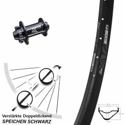 Ryde Edge M30 OS Vorderrad 29 Zoll 6-loch Disc KX-M Nabe 15x100 Mm