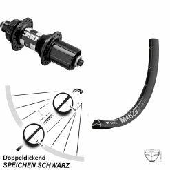 Dt-swiss 29 Zoll Hinteres Rad DT Swiss M 462 Mit 350 Nabe 5x135 Mm