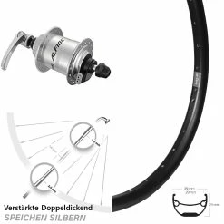 Vorderrad Mit Nabendynamo Shimano Alfine DH-S701 Ryde Andra 29 Zoll Centerlock
