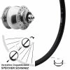 26 Zoll Vorderrad SON 28 Ryde Andra 40 Disc Nabendynamo Centerlock